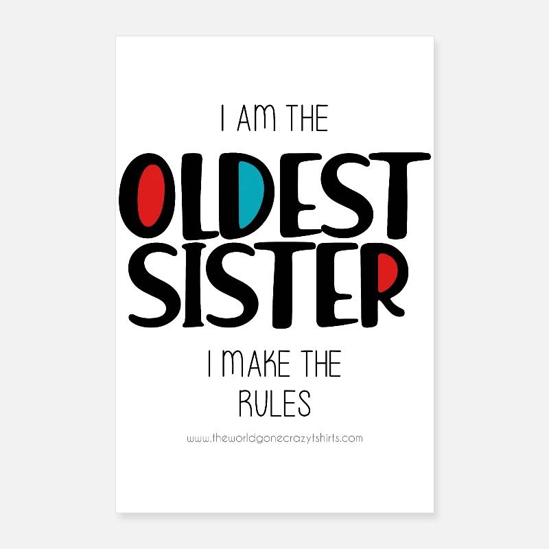 Älteste Schwester Poster 60x90 cm