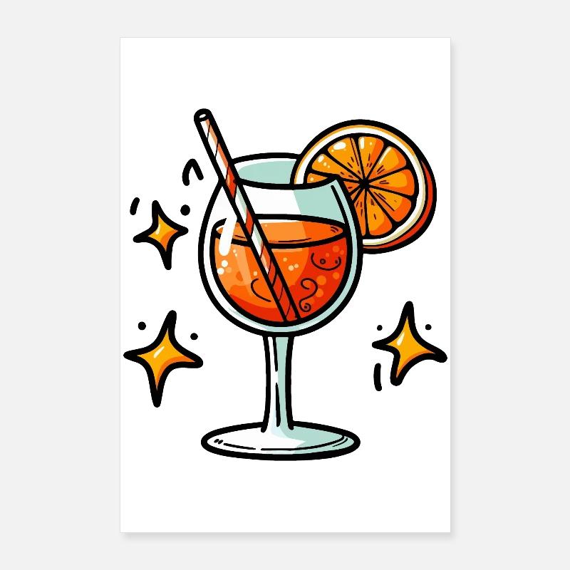 Orange Spritz Poster 60x90 cm