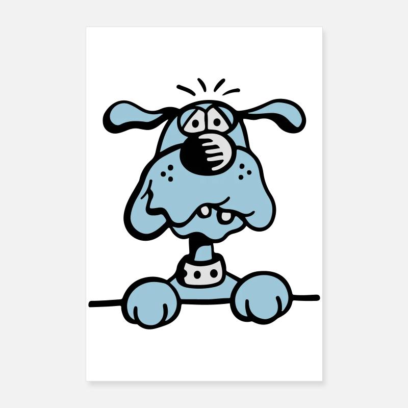 Chien Poster 60 x 90 cm