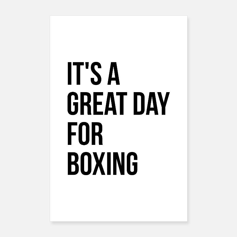 boxe Poster 60 x 90 cm