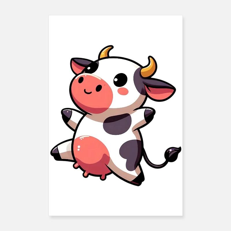 Vache Poster 60 x 90 cm
