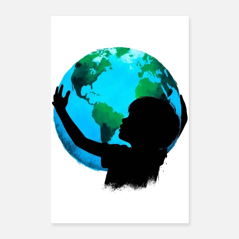Pianeta Terra Poster 60x90 cm