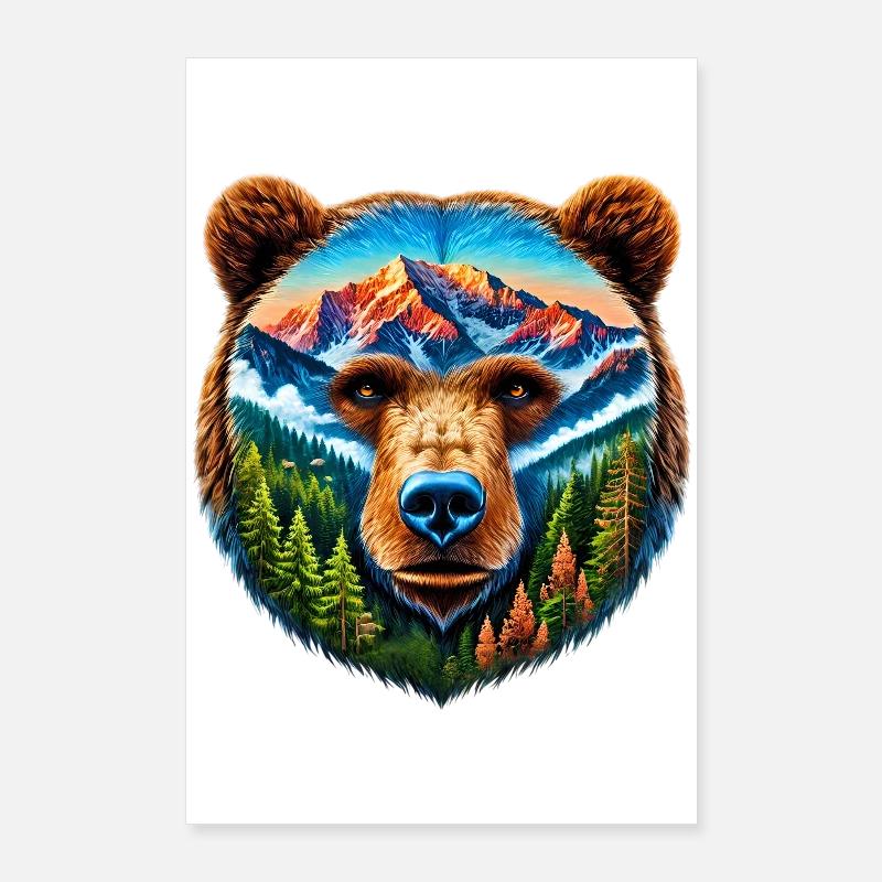 Bär Poster 60x90 cm