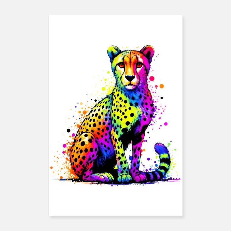 Guépard Poster 60 x 90 cm