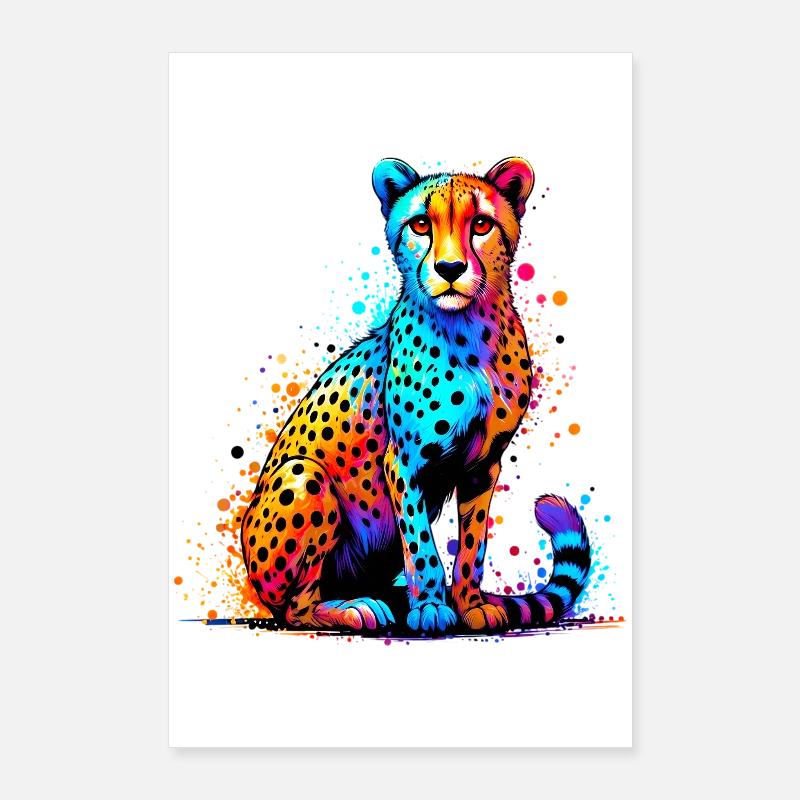 Guépard Poster 60 x 90 cm