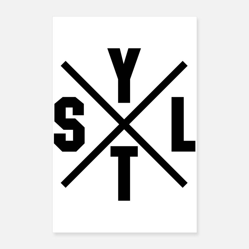 Sylt Kreuz Poster 60x90 cm