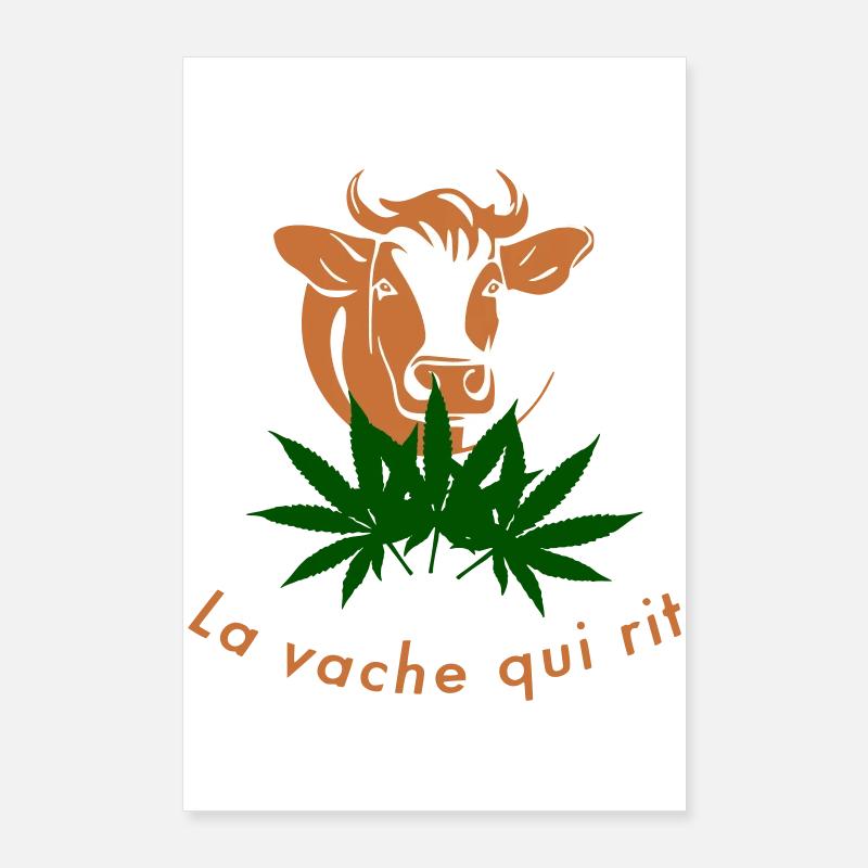 Vache qui rigole Poster 60 x 90 cm