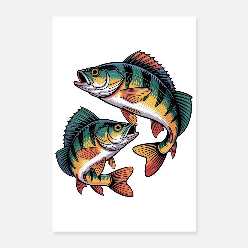 two perch Poster 24" x 35" (60x90 cm)