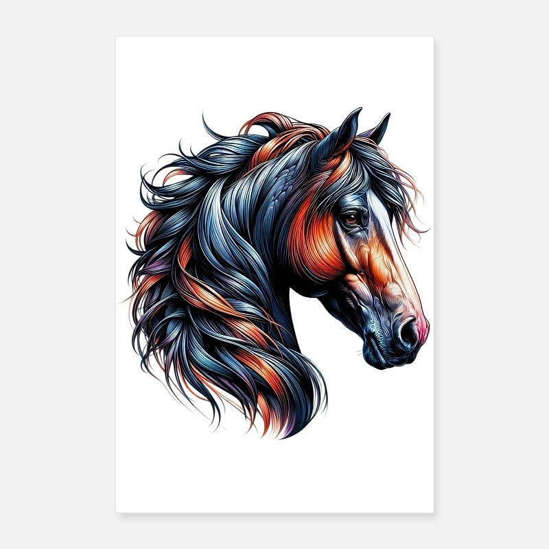 Horse Poster 24" x 35" (60x90 cm)