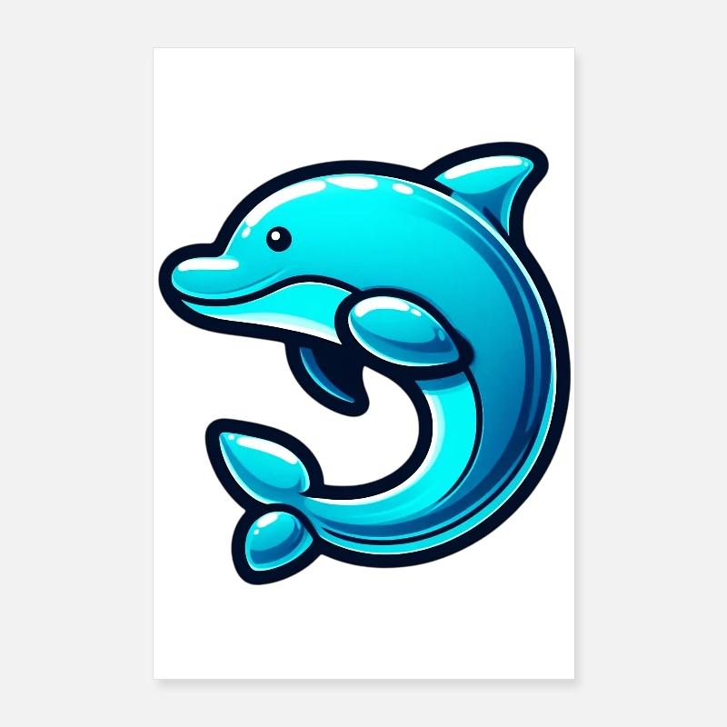 Delfin Poster 60x90 cm