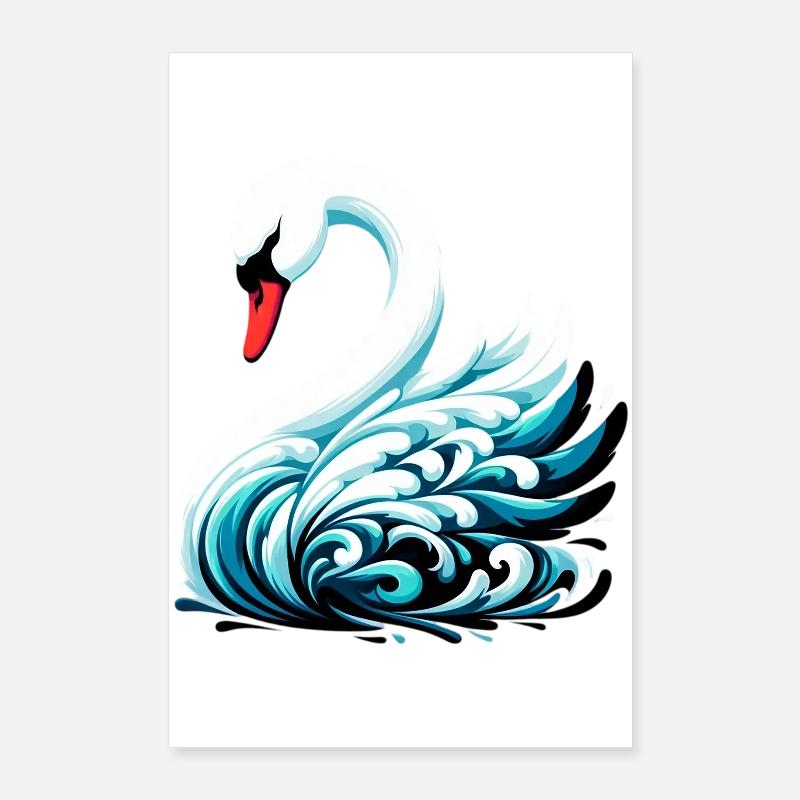 Cygne Poster 60 x 90 cm