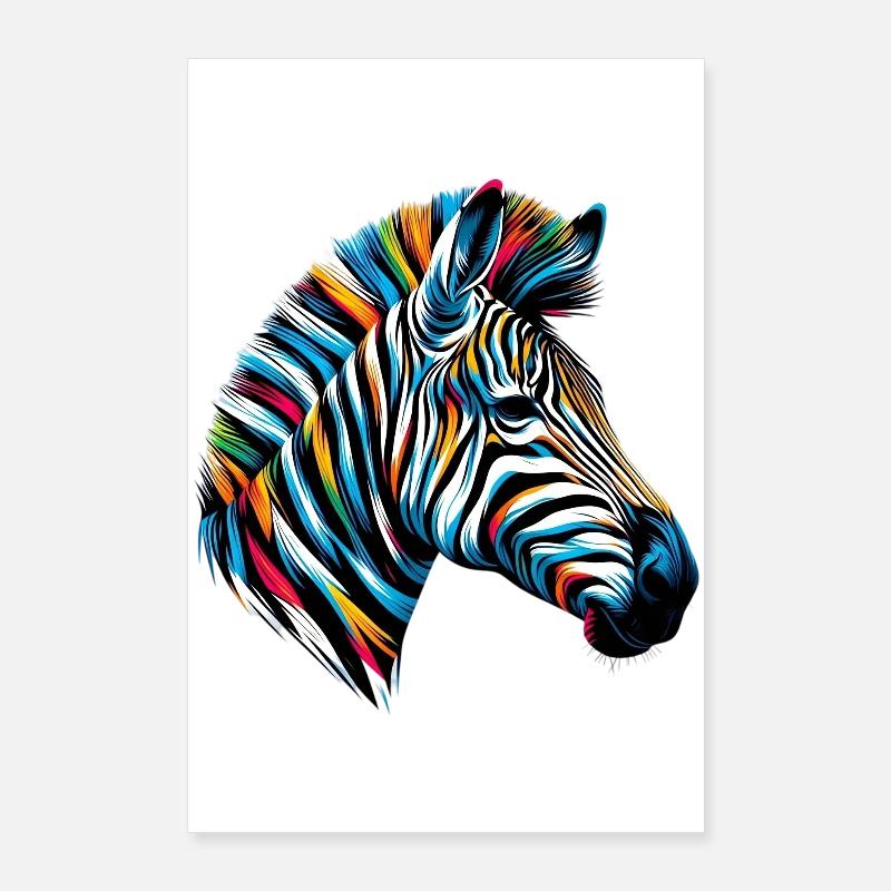 Zebra Poster 60x90 cm