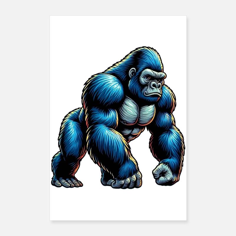 Gorille Poster 60 x 90 cm