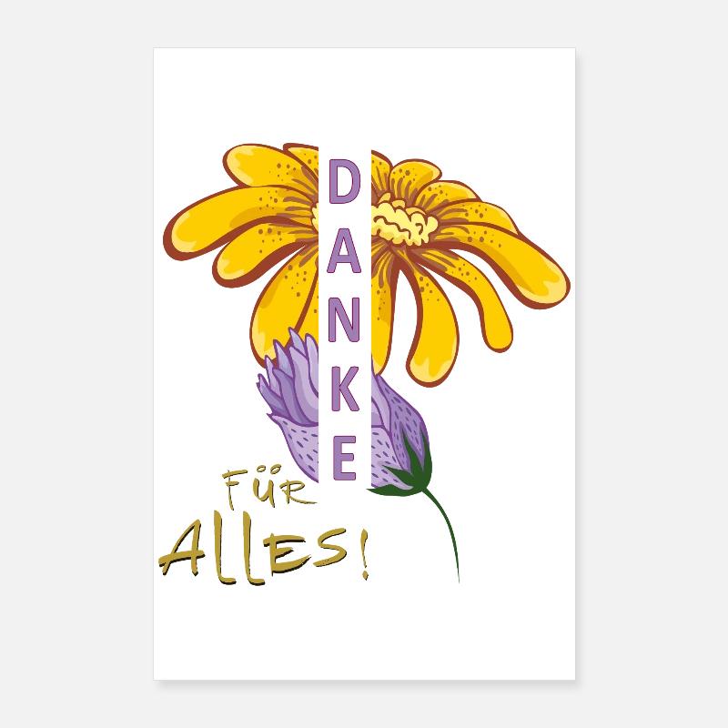 Thanks for everything Poster 24" x 35" (60x90 cm)
