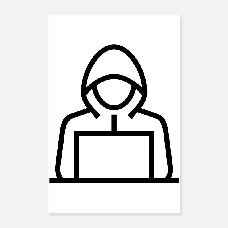 hacker Poster 24" x 35" (60x90 cm)