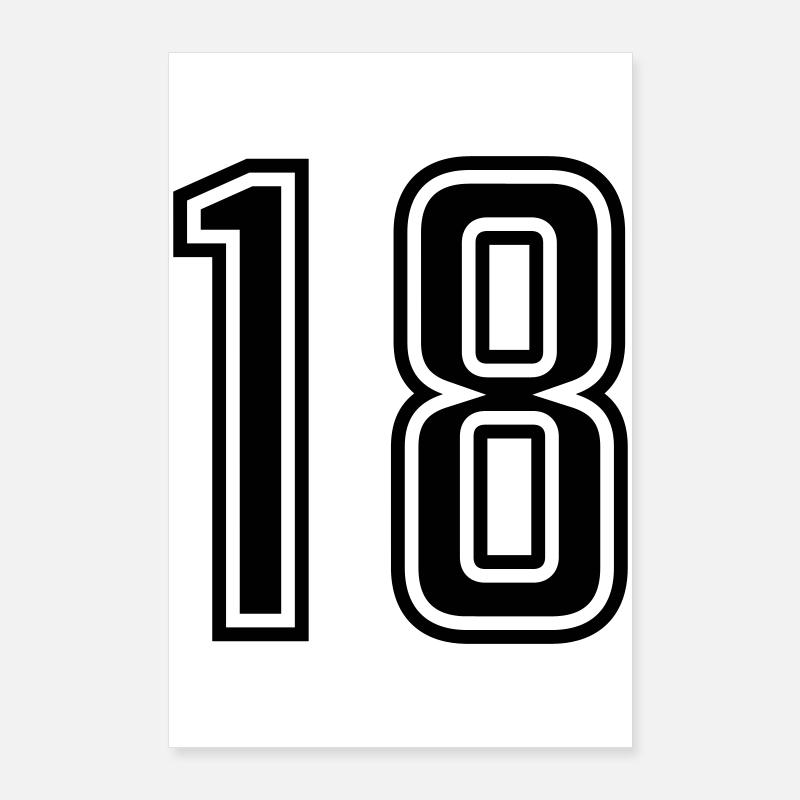 18 Poster 24" x 35" (60x90 cm)