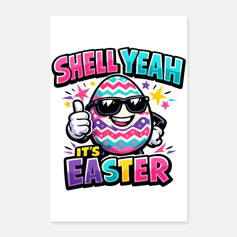 Hell Yeah It's Easter Poster 60x90 cm