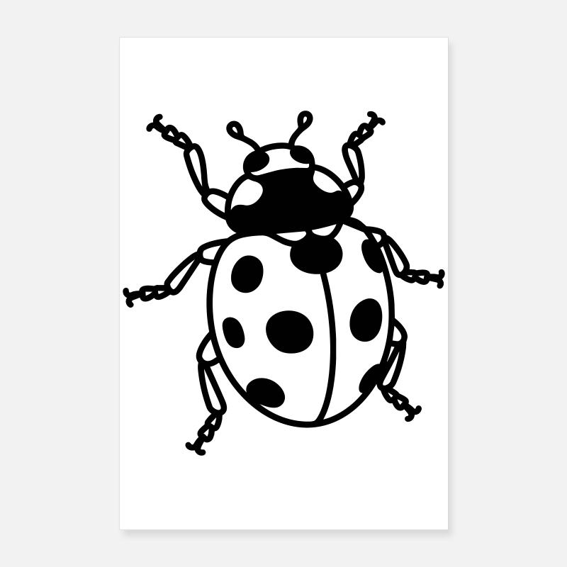 Ladybug Poster 24" x 35" (60x90 cm)