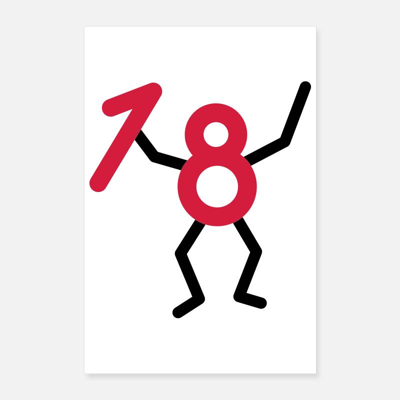 Endlich18! Poster 24" x 35" (60x90 cm)