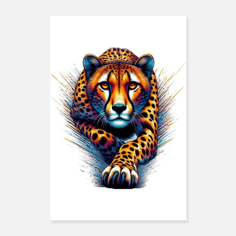Guépard Poster 60 x 90 cm