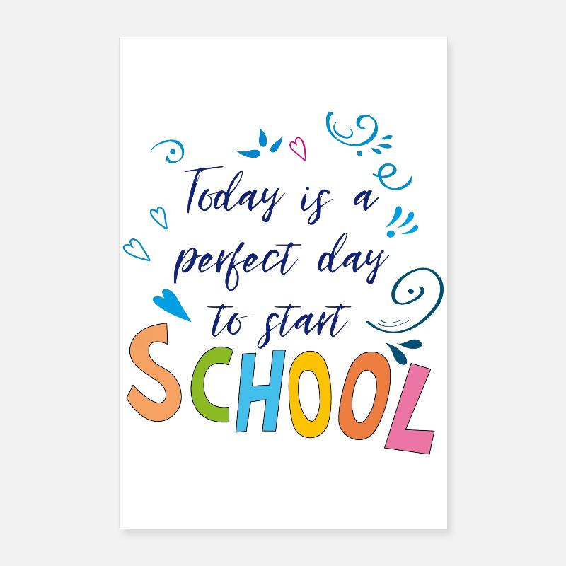 Temps d’école Poster 60 x 90 cm