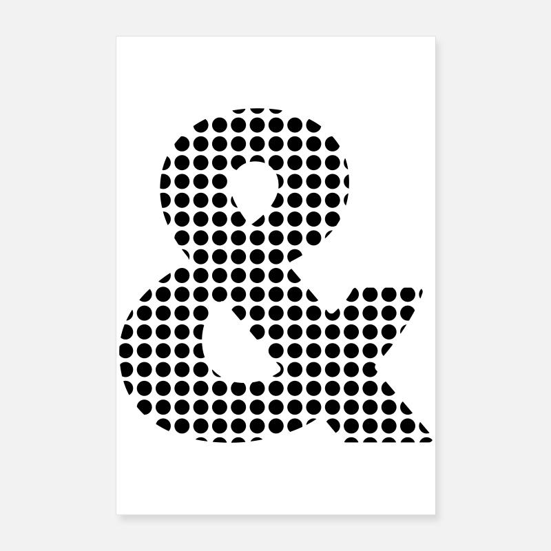 Esperluette Poster 60 x 90 cm