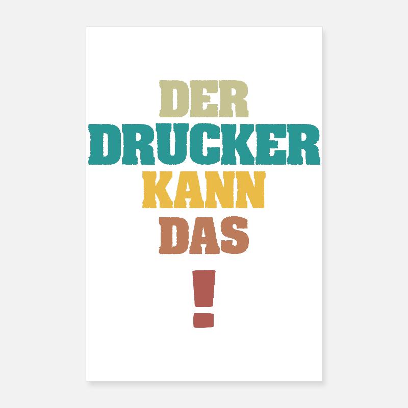 Drucker Poster 60x90 cm