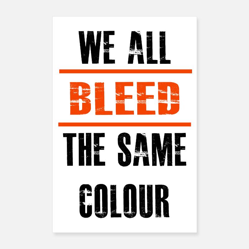 Human rights, equality Poster 24" x 35" (60x90 cm)