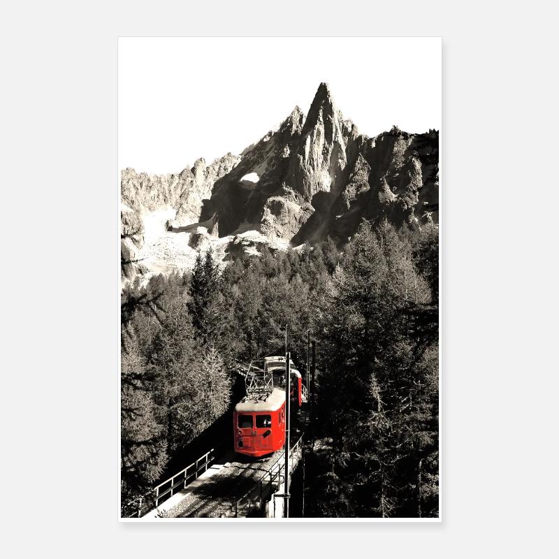 Alpenzug Poster 60x90 cm
