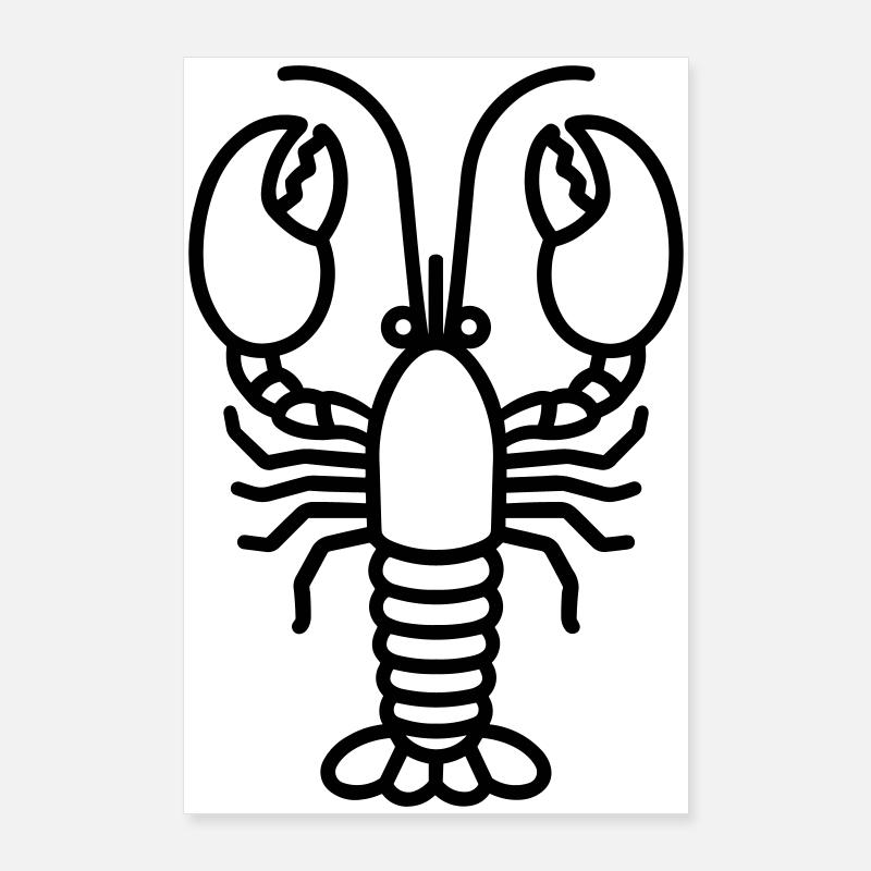 Homard Poster 60 x 90 cm