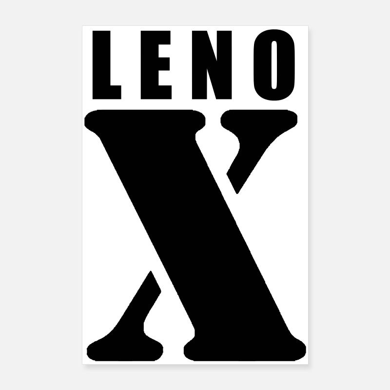Lenox – Conception du Prénom | Typographie minimale Poster 60 x 90 cm