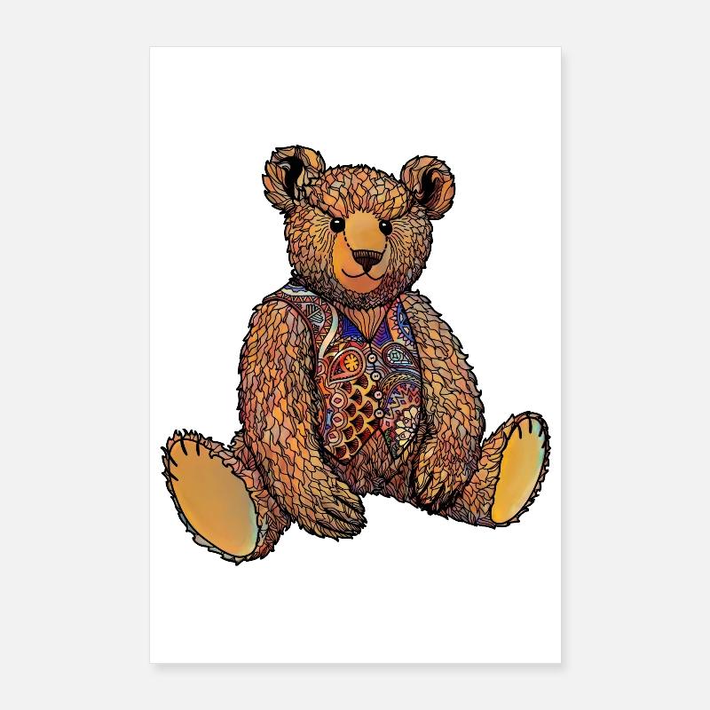 Aquarelle Ted Poster 60 x 90 cm