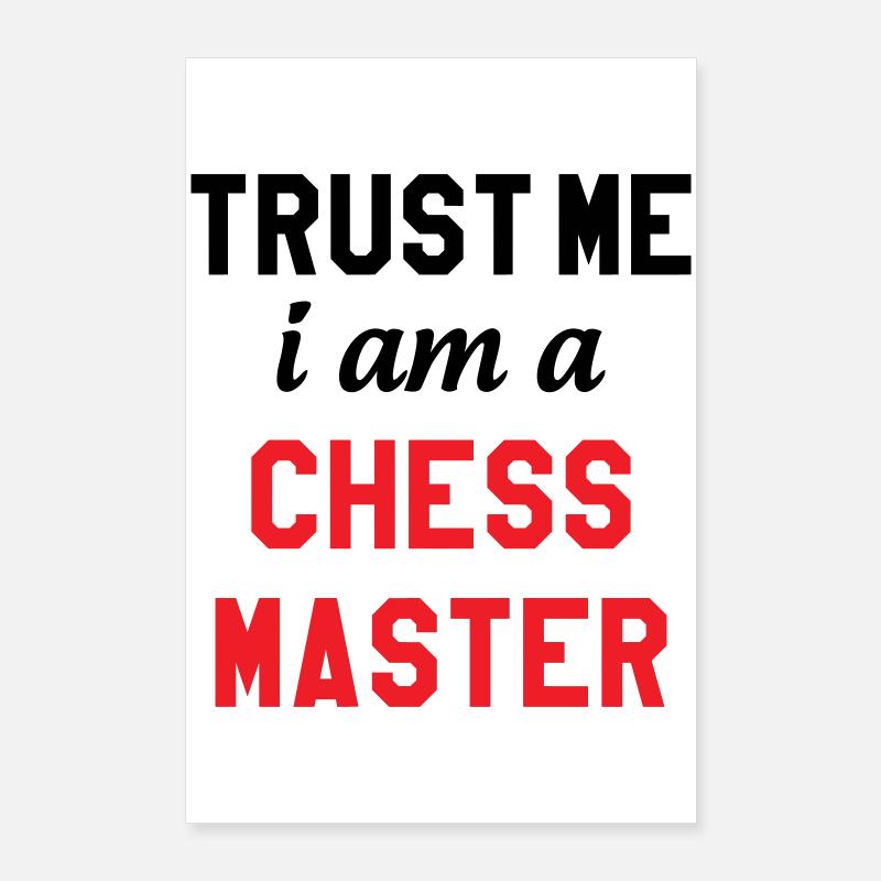 Maître de l'Échiquier Chess Master Pro Poster 60 x 90 cm