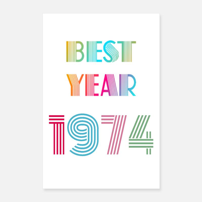 BESTES JAHR Poster 60x90 cm