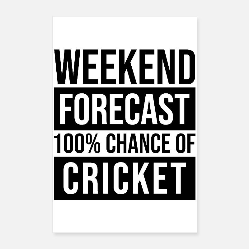 Cricket Poster 24" x 35" (60x90 cm)