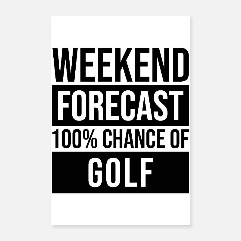 Golf Poster 24" x 35" (60x90 cm)