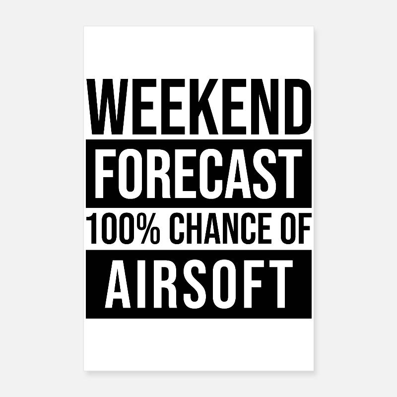 Airsoft Poster 24" x 35" (60x90 cm)