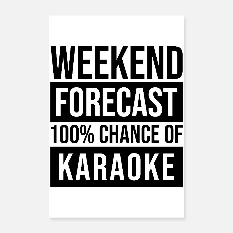 Karaoke Poster 60x90 cm