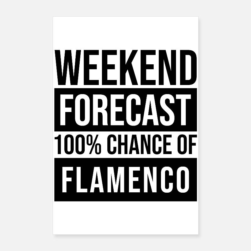 Flamenco Poster 60x90 cm