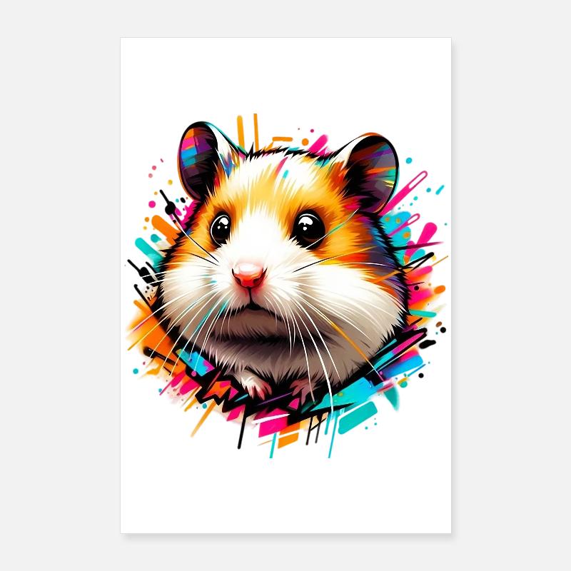 Hamster Poster 60 x 90 cm
