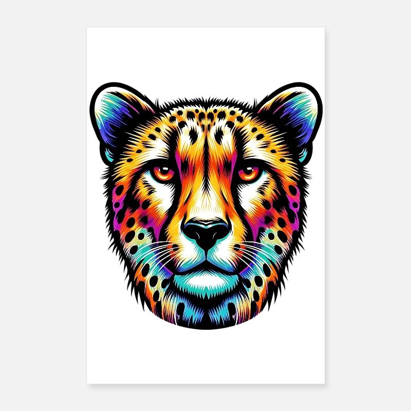 Guépard Poster 60 x 90 cm