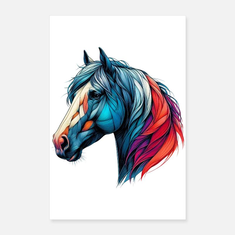 Cheval Poster 60 x 90 cm