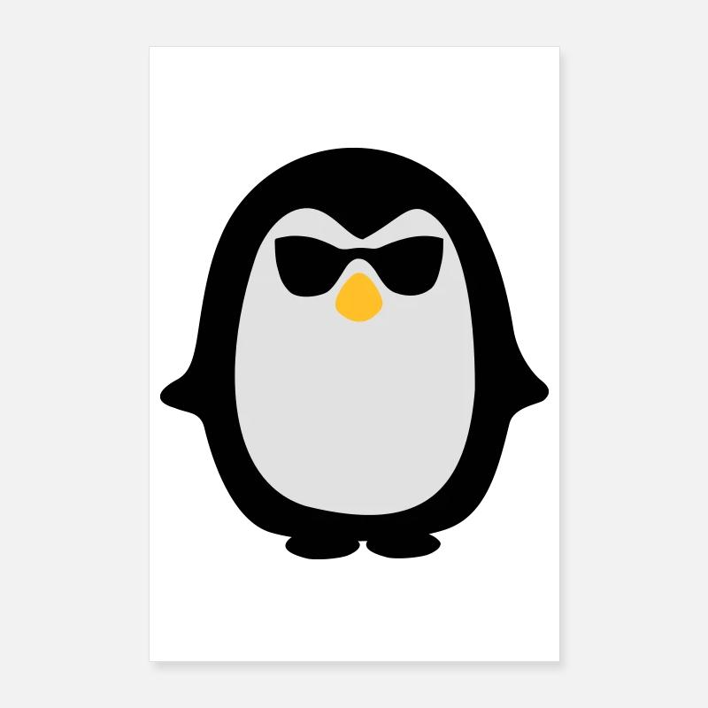 pinguin Poster 60 x 90 cm