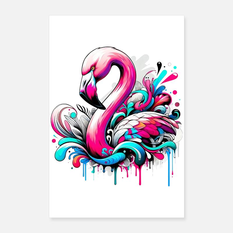 Flamingo Poster 60x90 cm