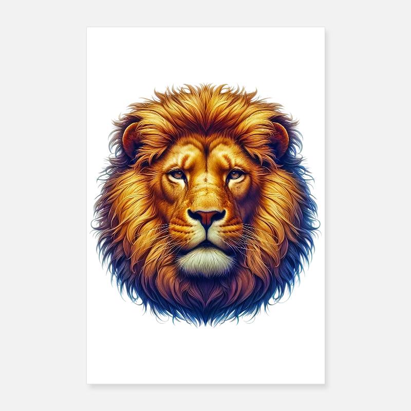 Lion Poster 60 x 90 cm