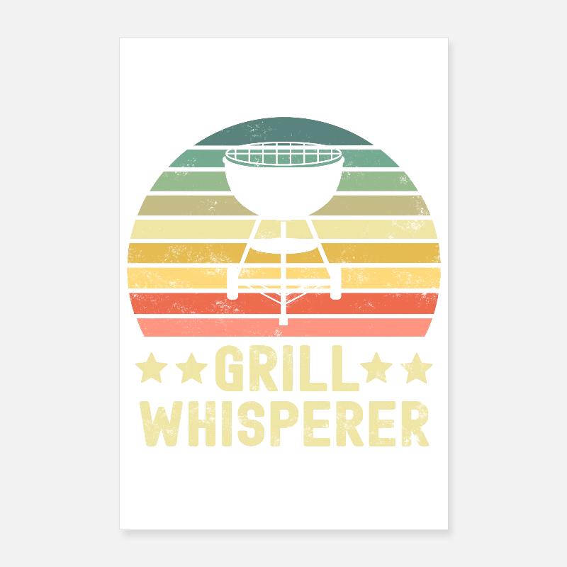 Grill Grill Grill King Poster 60 x 90 cm