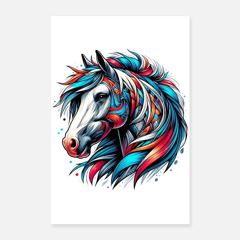 Cheval Poster 60 x 90 cm