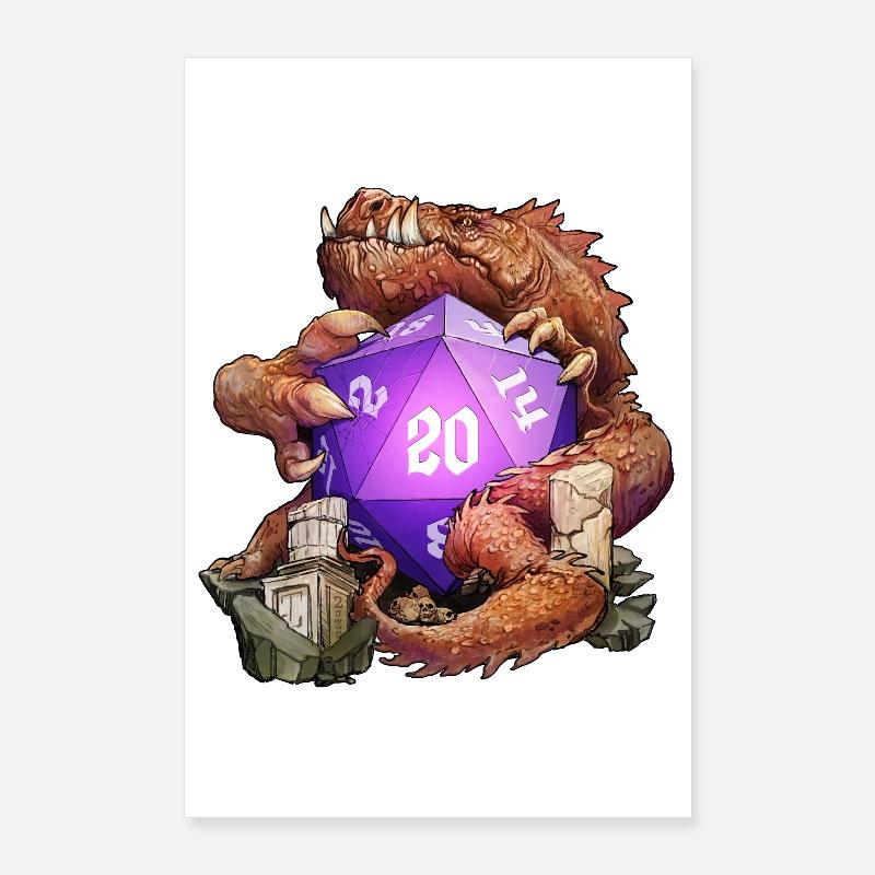 Le Dragon Roll Poster 60 x 90 cm