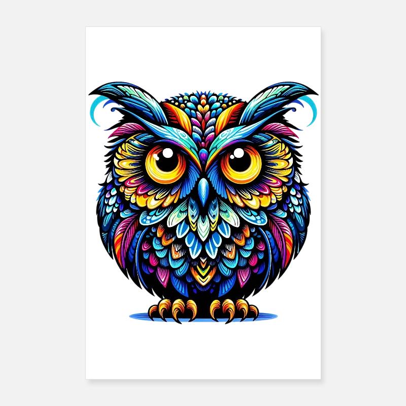 Eule Poster 60x90 cm