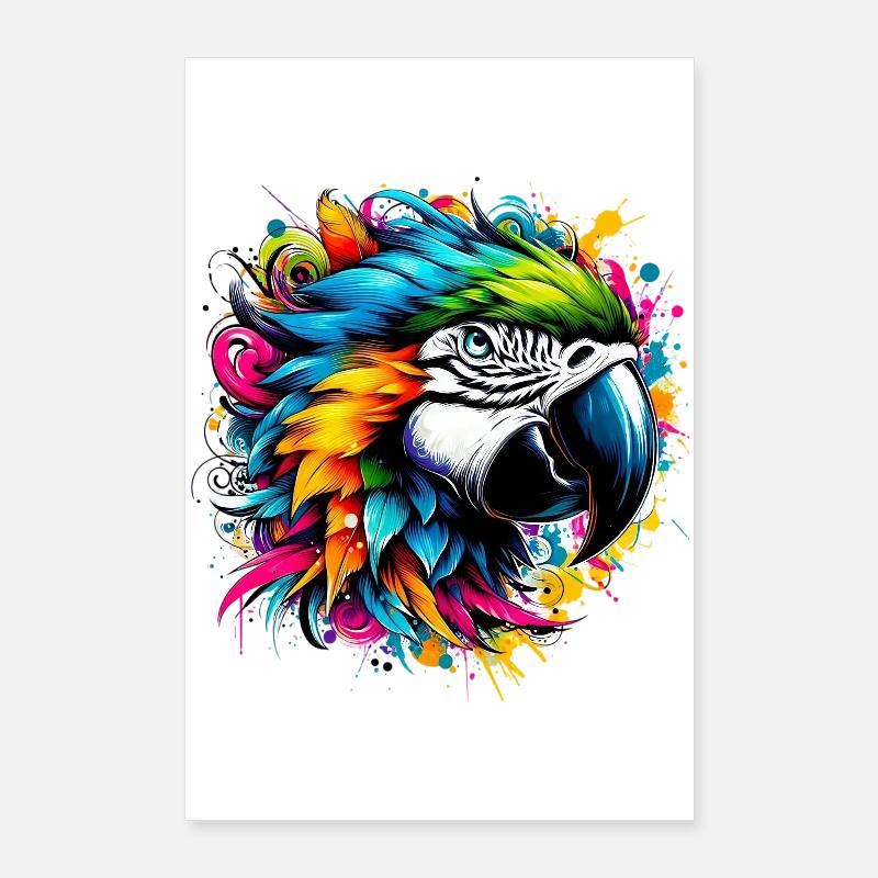 Parrot Poster 24" x 35" (60x90 cm)